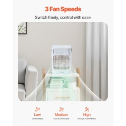 Haihduttava ilmaviilennin pöytämalli nelitoiminen kannettava 700 ml USB 3 nopeutta