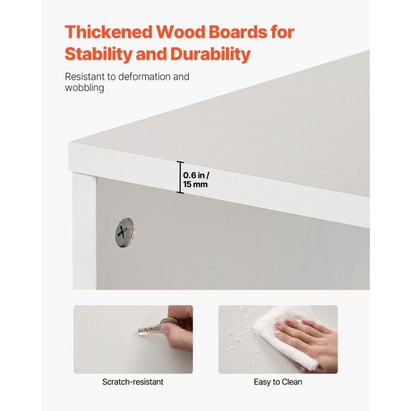 Kirjahylly kapea 8-tasoinen valkoinen E1-lastulevy 33x30x180 cm korkeussäädettävät hyllyt