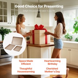 3-osainen hiiliteräsvuokasetti tarttumaton pinnoite suorakaiteiset pellit kulta