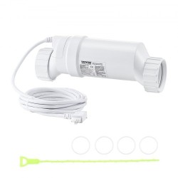 Suolavesikloorigeneraattori ABS-kotelolla ja titaani-elektrodeilla 25 000 gallonan maauima-altaisiin