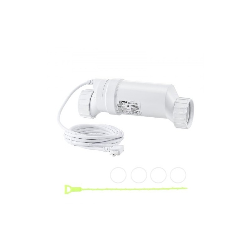 Suolavesikloorigeneraattori ABS-kotelolla ja titaani-elektrodeilla 25 000 gallonan maauima-altaisiin