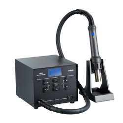 Kuumailmakorjausasema metallirunkoinen 1000 W 100–480 °C 3 esiasetusta säädettävä ilmavirta