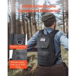 Juomareppu 3L juomarakolla 18L tilavuudella 600D Oxford-kangas molle-järjestelmällä