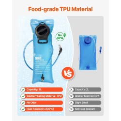 Juomareppu 18L 3L TPU juomapussi 600D kangas maastokuvioitu molle-järjestelmä