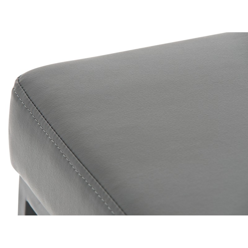 Klassinen baarijakkara 2 kpl, pehmustettu keinonahkaistuin, metallinen runko