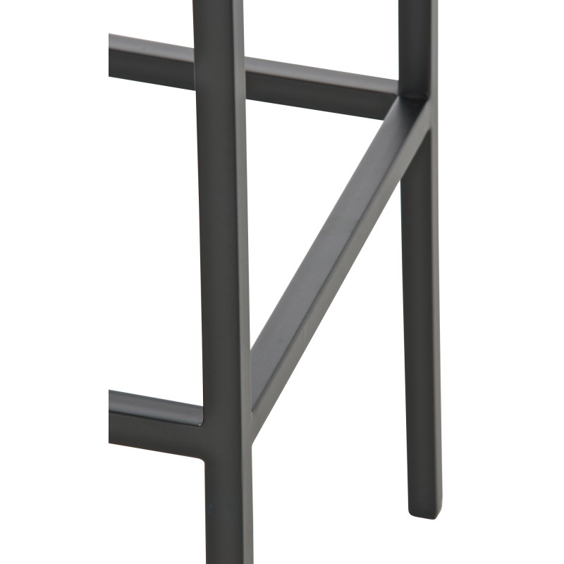 Klassinen baarijakkara 2 kpl, pehmustettu keinonahkaistuin, metallinen runko