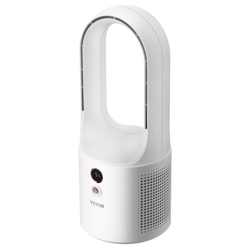 Terätön pöytätuuletin kompaktikokoinen USB-lataus 5000 mAh akku 6 nopeutta hiljainen