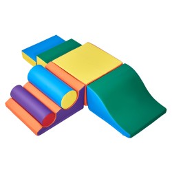 Pehmeä 7 osainen kiipeilylelusetti PU nahkainen vaahtotäytteellä 6 36 kk sisäleikkeihin