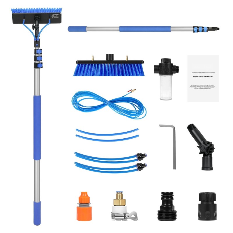 Vesiharjatelinetanko alumiiniseosvarsi pituus 1167–3600 mm 20 m letku 180 asteen kääntyvä harjapää