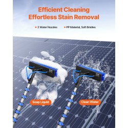 Vesipesujärjestelmä alumiininen teleskooppivarsi 2,15–11 metriä 20 metriä letku