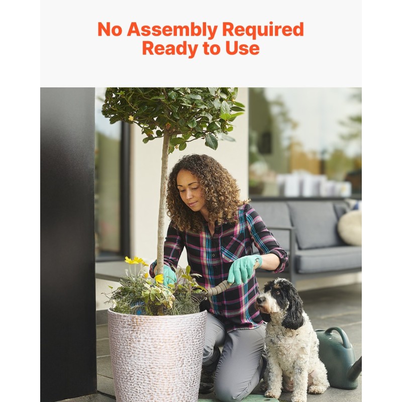 Korkeat ulkoruukut PP-muovi 2 kpl 33x33x53 cm kivipintaiset beige kultareunus