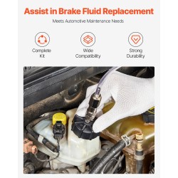 12-osainen jarrunestesovitinsetti PA-muovia alumiinia ja rautaa säilytyslaukulla eurooppalaisiin ja amerikkalaisiin autoihin