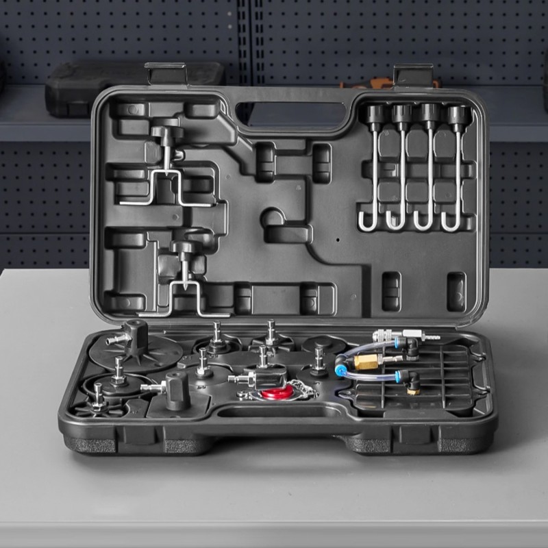 12-osainen jarrunestesovitinsetti PA-muovia alumiinia ja rautaa säilytyslaukulla eurooppalaisiin ja amerikkalaisiin autoihin