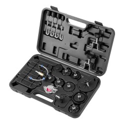 12-osainen jarrunestesovitinsetti PA-muovia alumiinia ja rautaa säilytyslaukulla eurooppalaisiin ja amerikkalaisiin autoihin