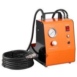 Sähköinen jarrunesteen vaihtosarja ilmapumpulla 0,6–3,0 bar 17 sovitinta 2 säiliötä