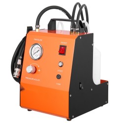 Sähköinen jarrunesteen vaihtosarja ilmapumpulla 0,6–3,0 bar 17 sovitinta 2 säiliötä