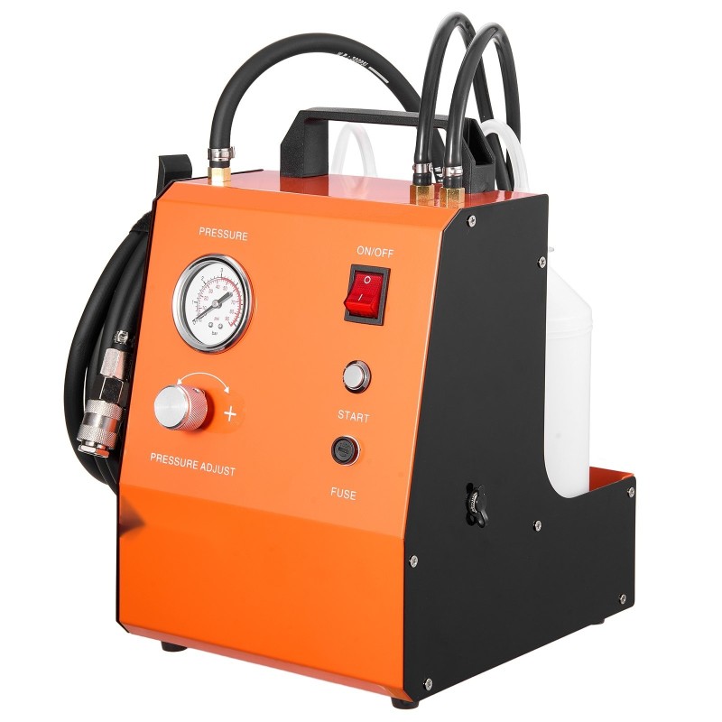 Sähköinen jarrunesteen vaihtosarja ilmapumpulla 0,6–3,0 bar 17 sovitinta 2 säiliötä