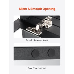 Peilillinen lääkekaappi kylpyhuoneeseen alumiinirungolla kaksi säädettävää hyllyä