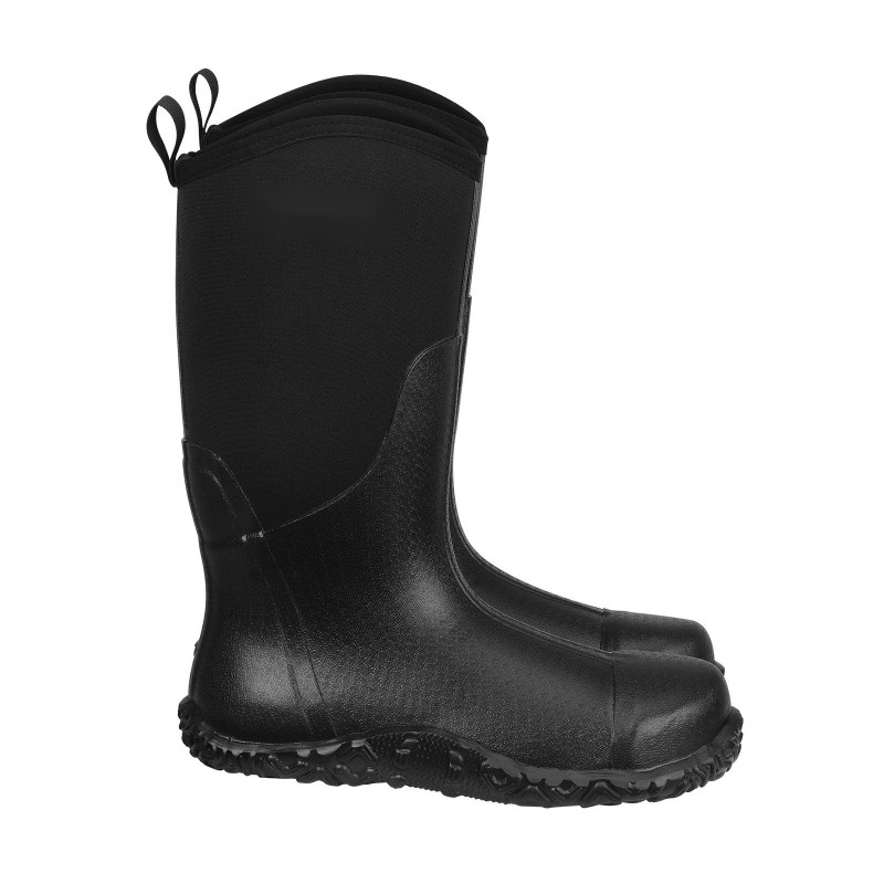 Miesten kumisaappaat kumipäällisellä teräsvarvassuojalla koko 11 työ- ja ulkokäyttöön