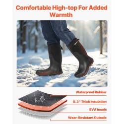 Miesten kumisaappaat kumipäällisellä ja teräskärjellä koko 12