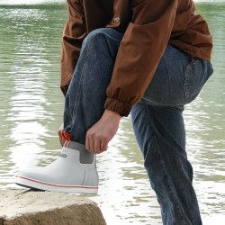 Kumisaappaat miehille vedenpitävät nilkkapituiset kevyet EVA-sisäpohjaiset koko 11