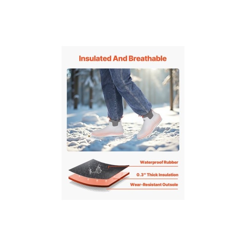 Kumisaappaat miesten kumista koko 13 nilkkapituiset vedenpitävät