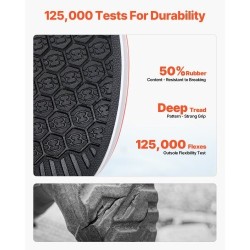 Kumisaappaat miesten kumista koko 13 nilkkapituiset vedenpitävät