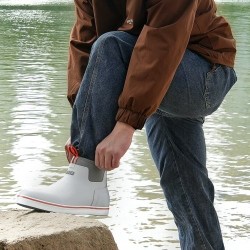 Kumisaappaat miesten kumista koko 13 nilkkapituiset vedenpitävät