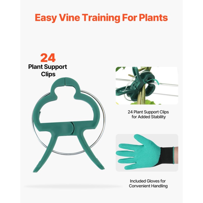 Kurkkutuki A-mallinen galvanoitu rautainen 90 x 70 cm taittuva puutarhateline