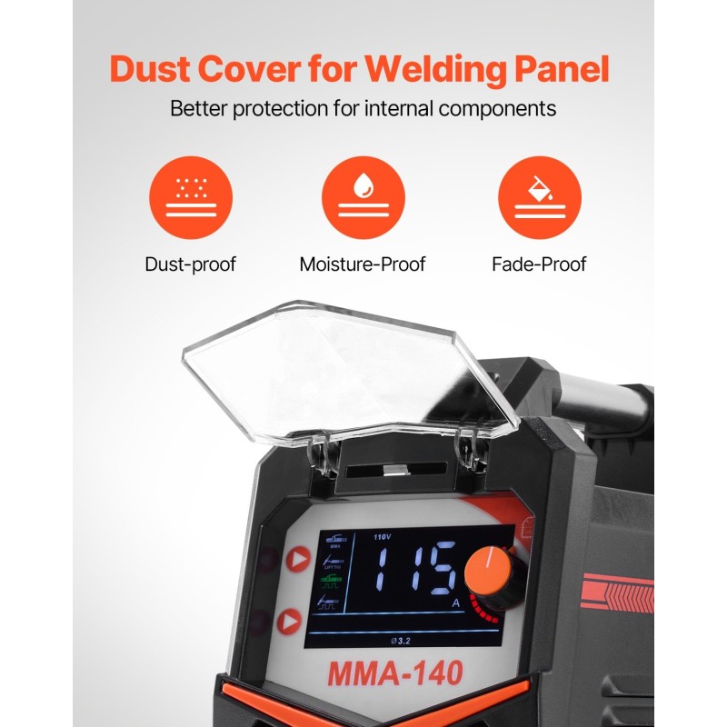 4-in-1 IGBT-hitsauskone MMA- ja TIG-prosessit teräkselle ja kuparille enintään 6 mm