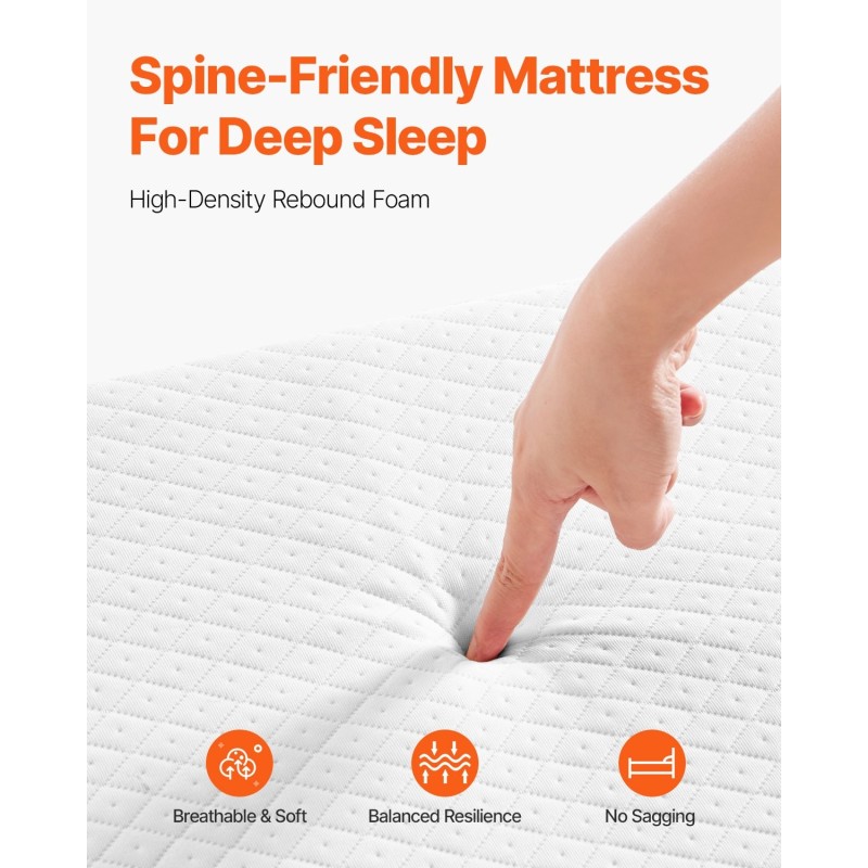 Taitettava rullasänky metallirunkoinen 136 kilogramman kantavuus 10 senttimetrin vaahtopatja pyörillä