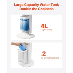 Tornituuletin ABS-muovinen 40 tuumaa lapaton 9 nopeutta 24 tunnin ajastin kaukosäädin