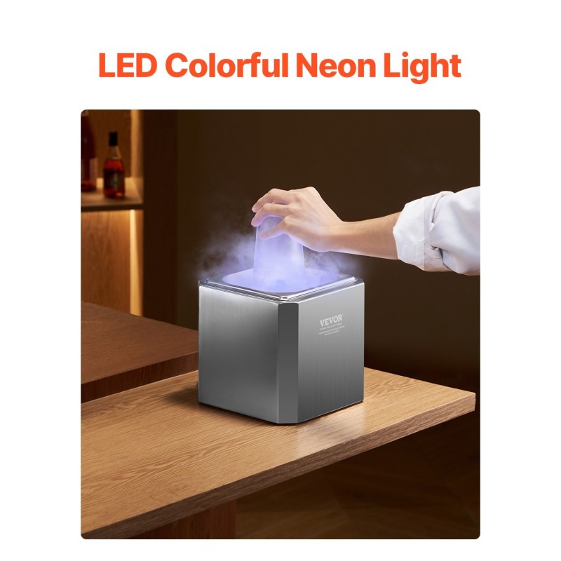 Lasijäähdytin 304-ruostumattomasta teräksestä, kompaktikokoinen, halkaisija enintään 100 mm, 8–10 sekuntia