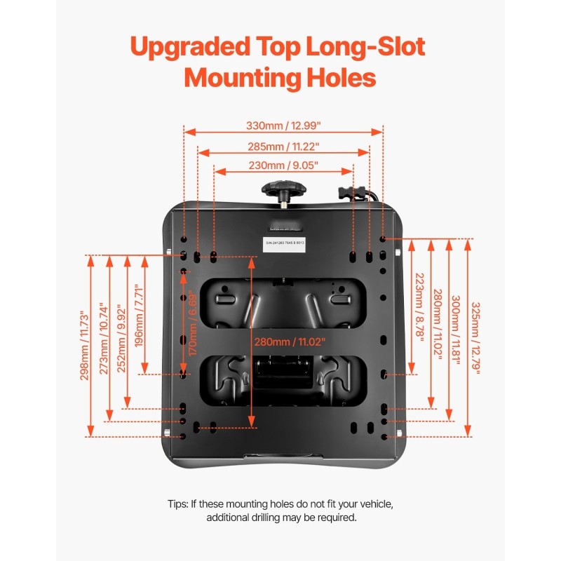Ilmajousitettu istuimen jousitus terästä 490x420x150 mm yleismallinen