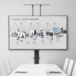 Lattiakiinnitteinen sähköinen television nostoteline hiiliteräs 32–70 tuumaisille 54 kg kantavuudella