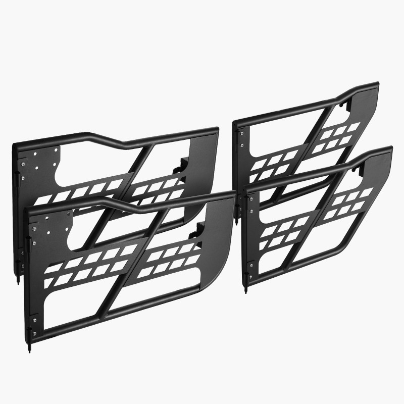 Putkiovet teräs 4-oviseen Jeep Wrangler JK 2007–2018 maastoajoon