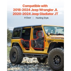 Putkiset teräsovet 4-ovinen Jeep Wrangler JL ja Gladiator JT DOT-sertifioidut taustapeilit