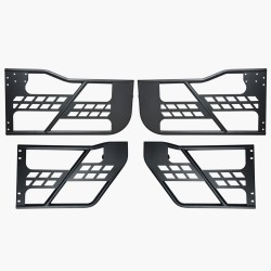 Teräsputkirakenteiset ovet 4 oviselle Jeep Wrangler JK 2007 2018 DOT sertifioidut taustapeilit kumipehmusteet