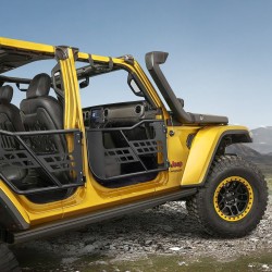 Teräsputkirakenteiset ovet 4-oviselle Jeep Wrangler JK 2007–2018 DOT-sertifioidut taustapeilit kumipehmusteet