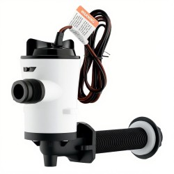 Uppoasennettava livewell-pumppu ABS runko veneisiin 50 l/min 12 V