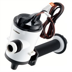 Uppoasennettava livewell-pumppu ABS runko veneisiin 50 l/min 12 V