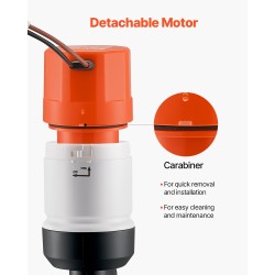 Livewell- ja syöttikalan säiliöpumppu 12 V 32 l/min ABS-kotelo