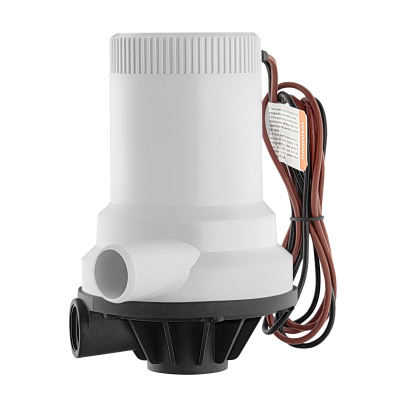 Veneen kalasäiliöpumppu ABS-kotelo 101 l/min kaksoissisääntuloilla 12V IPX7