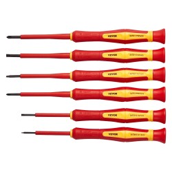 Eristetty 6-osainen ruuvimeisselisarja 1000V magneettikärjillä ja laukulla