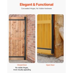 Porttirunkosarja rautainen säädettävä 915–1524 mm leveys ulkokäyttöön