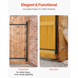 Rautainen säädettävä portin runkosarja 1524–2438 mm leveys 4–5 jalan aitoihin