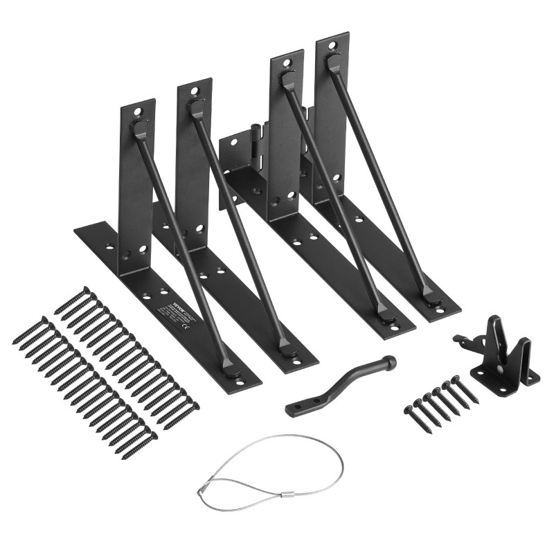 Portin kulmavahvikesarja rautainen 4 kpl sopii 2x4-tuuman puulle ulkokäyttöön