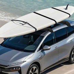 Kattotelinepehmusteet polyesteri-PVC 118 cm 80 kg kantavuus kajakeille ja SUP-laudoille