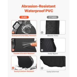 Kovakotelo sähkökitaralle PVC-pinnoitettu kurpitsamuotoinen 39 tuuman Les Paulille