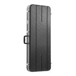 Suorakulmainen kovakotelo sähkökitaralle 1050 mm pehmustettu lukollinen kahdella avaimella